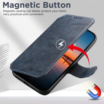 For iPhone 17 Suteni Q05 2-in-1 Multi-function Detachable Wallet MagSafe Phone Case(Blue) by Suteni
