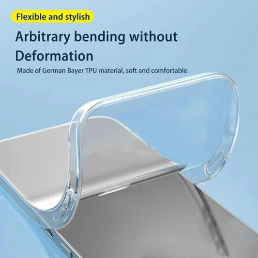 For iPhone Air Kalebol 1.5mm Thickened Rounded Corner Transparency TPU Phone Case by Kalebol