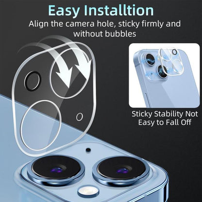 For iPhone 14 Kalebol Transparent One Piece Lens Protection Film by Kalebol