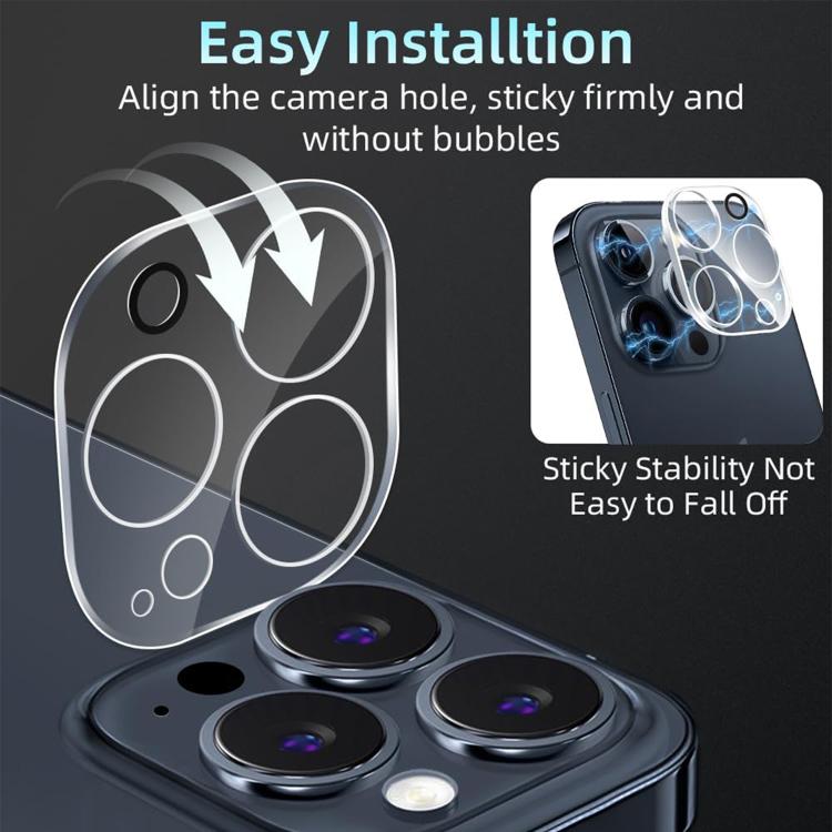 For iPhone 14 Pro Max Kalebol Transparent One Piece Lens Protection Film by Kalebol