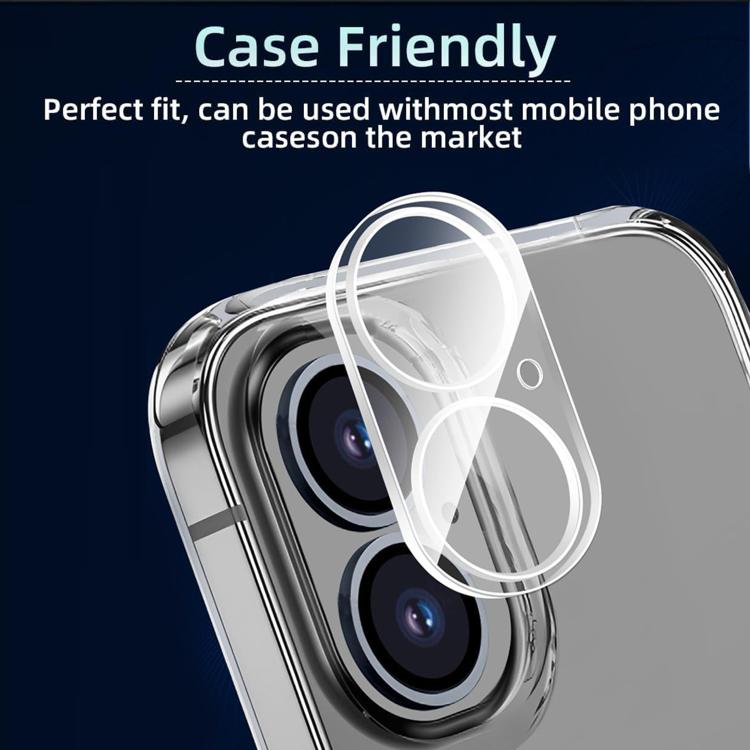 For iPhone 16 Plus Kalebol Transparent One Piece Lens Protection Film by Kalebol