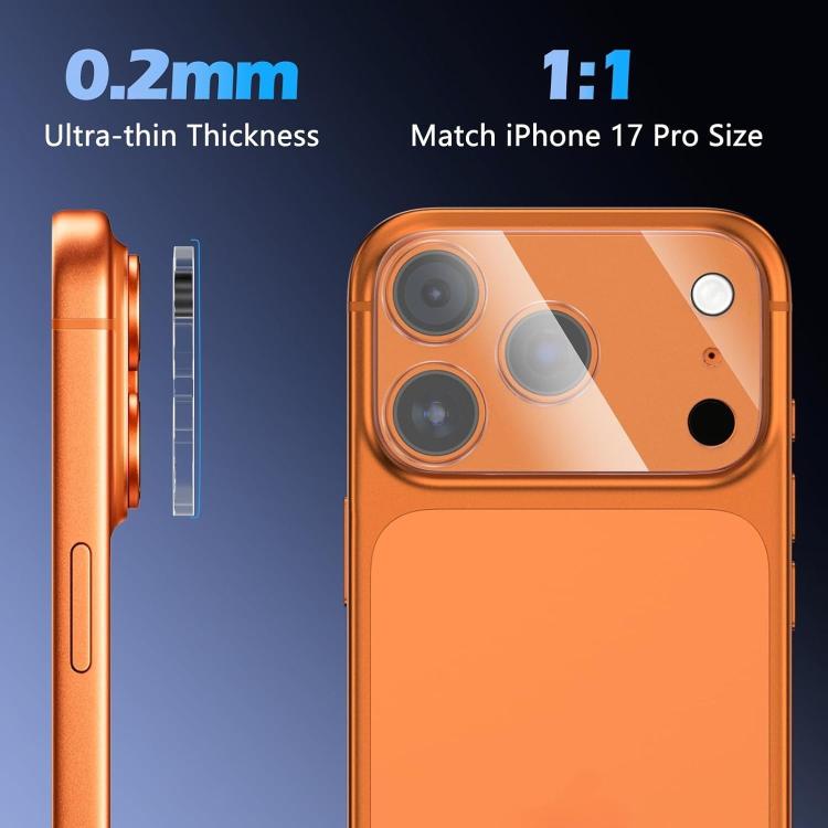 For iPhone 17 Pro Max Kalebol Transparent One Piece Lens Protection Film by Kalebol