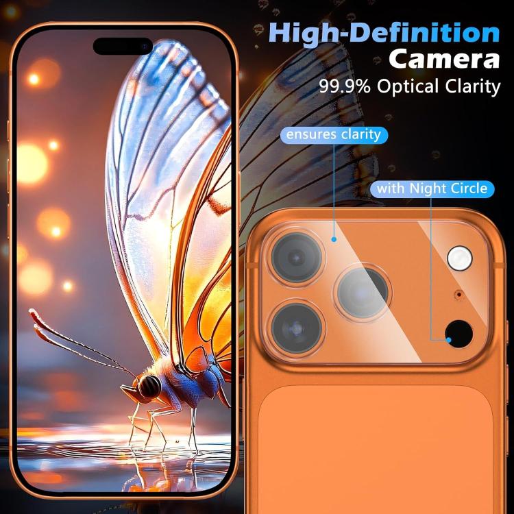 For iPhone 17 Pro Kalebol Transparent One Piece Lens Protection Film by Kalebol