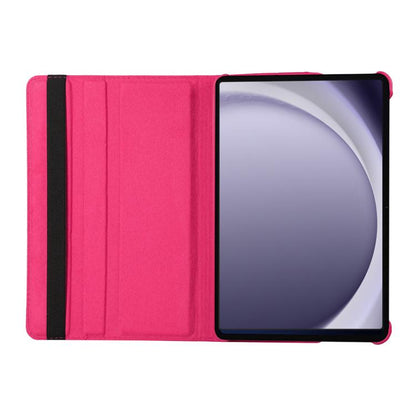 For Samsung Galaxy Tab A9+ 11.0 ENKAY 360 Degree Rotation Litchi Leather Smart Tablet Case(White) by ENKAY