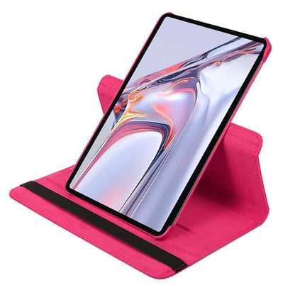 For Samsung Galaxy Tab A7 Lite 8.7 ENKAY 360 Degree Rotation Litchi Leather Smart Tablet Case(White) by ENKAY