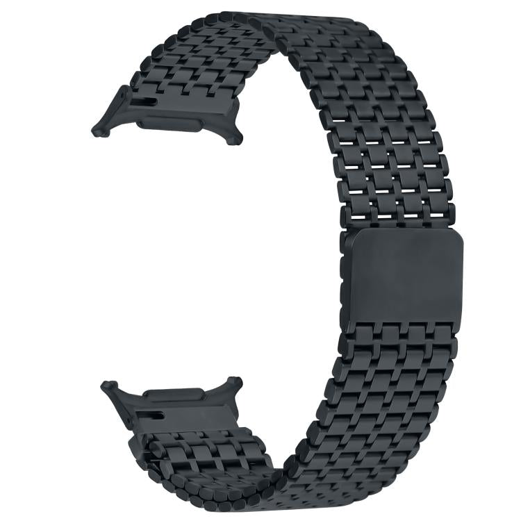 For Samsung Galaxy Watch Ultra 47mm / Ultra 2025 Nine-beads Magnetic Buckle Stainless Steel Watch Band(Titanium Grey) by bashfashion