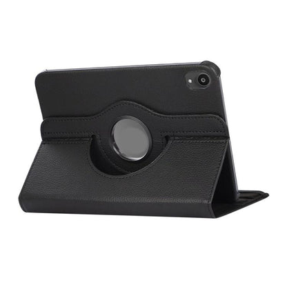 For iPad mini 2024 / mini 6 ENKAY 360 Degree Rotation Litchi Leather Smart Tablet Case(Black) by ENKAY