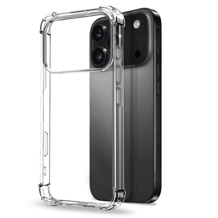 For iPhone 17 Pro NORTHJO 2 in 1 TPU Airbag Shockproof Phone Case with Screen Film(Clear) by NORTHJO