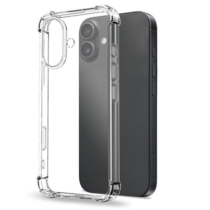 For iPhone 17 NORTHJO 3 in 1 TPU Airbag Shockproof Phone Case with Screen Protector Lens Film(Clear) by NORTHJO