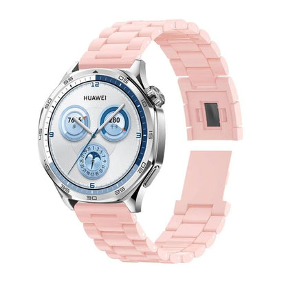 For Samsung Galaxy Watch 7 40mm / 44mm Candy Three Beads Magnetic Buckle Watch Band(Light Pink) by bashfashion