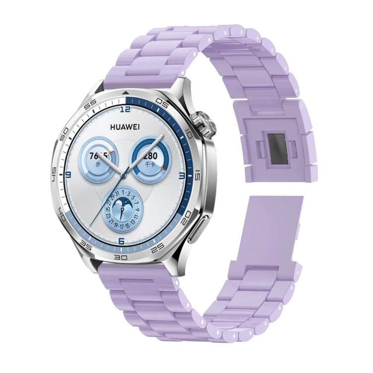 For Samsung Galaxy Watch 7 40mm / 44mm Candy Three Beads Magnetic Buckle Watch Band(Light Purple) by bashfashion