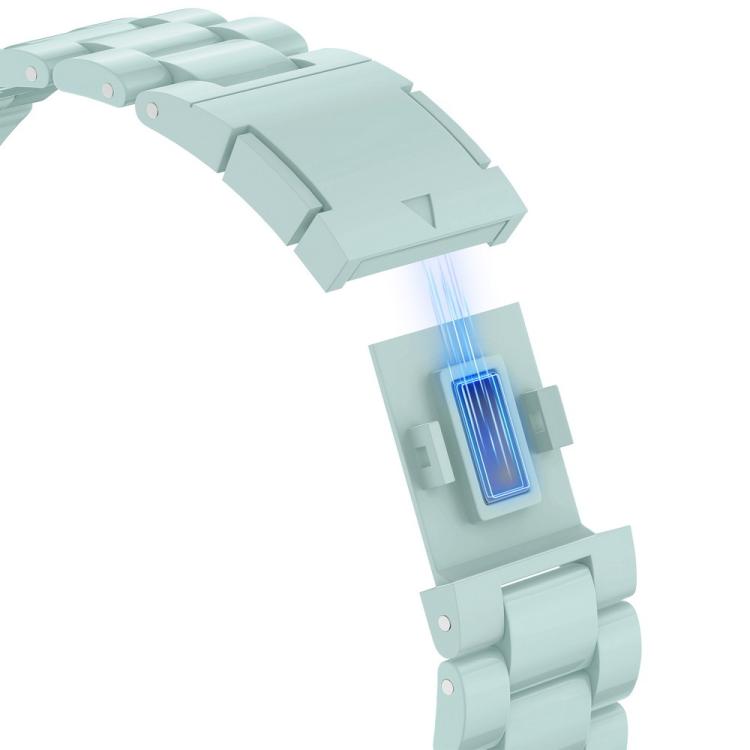 For Samsung Galaxy Watch 7 40mm / 44mm Candy Three Beads Magnetic Buckle Watch Band(Light Green) by bashfashion