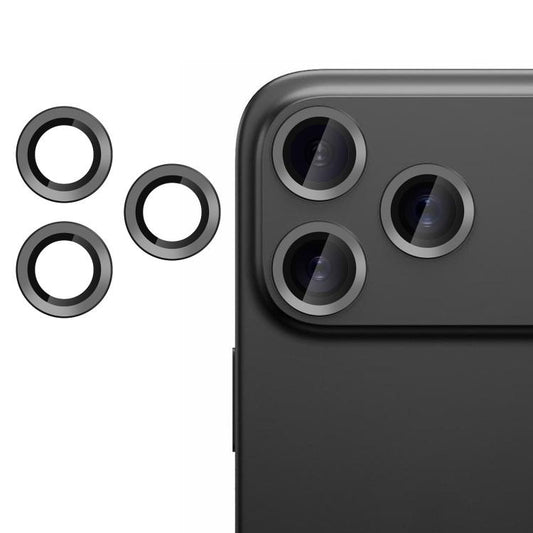 For iPhone 17 Pro Max Kalebol No Flicker Ultra-Thin Individual Camera Lens Tempered Glass Film(Black) by Kalebol