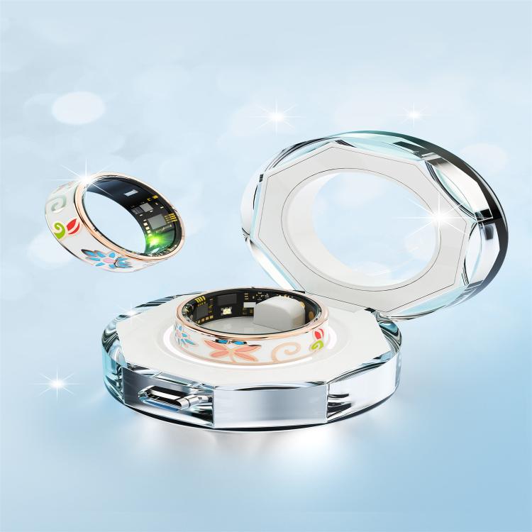 R18 SIZE 10 Smart Ring, Support Heart Rate / Blood Oxygen / Sleep / Care For Faimilies(Rose Gold) by bashfashion