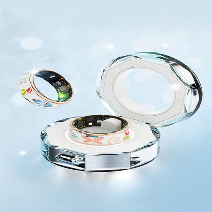 R18 SIZE 10 Smart Ring, Support Heart Rate / Blood Oxygen / Sleep / Care For Faimilies(Rose Gold) by bashfashion