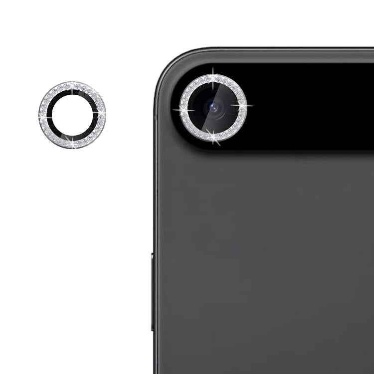 For iPhone Air Kalebol Individual Camera Lens Diamond Ring Protector(Silver) by Kalebol