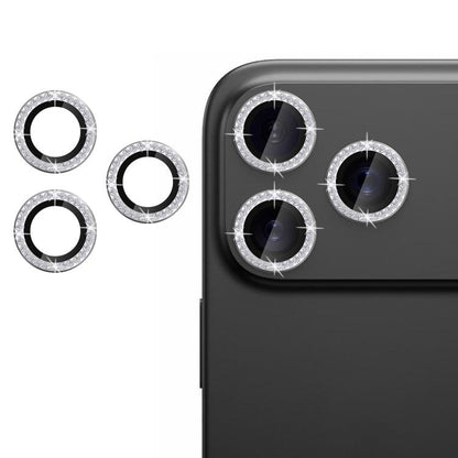 For iPhone 17 Pro Kalebol Individual Camera Lens Diamond Ring Protector(Silver) by Kalebol
