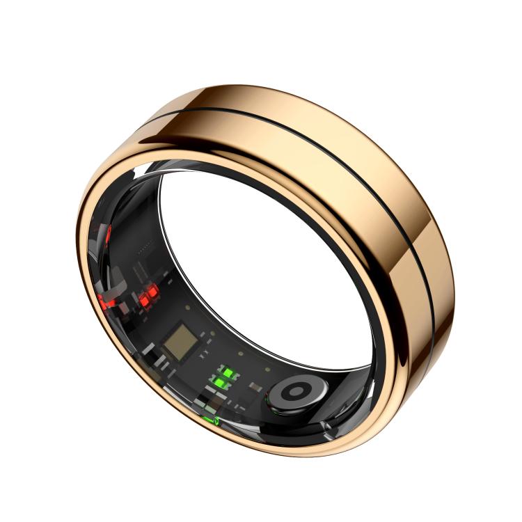 R04 SIZE 12 Smart Ring, Support Heart Rate / Blood Oxygen / Sleep Monitoring / Take Photos(Rose Gold) by bashfashion