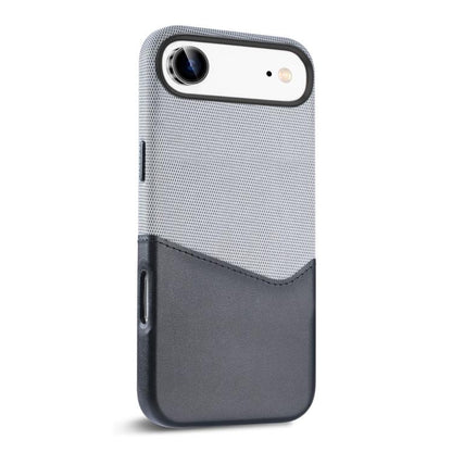For iPhone Air Kalebol Cloth Textue Stitching Card Slot Magnetic Phone Case(Black) by Kalebol