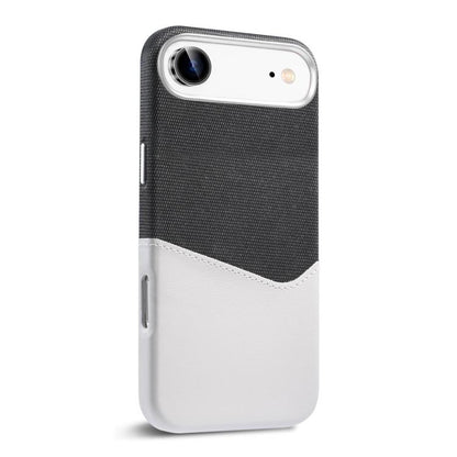 For iPhone Air Kalebol Cloth Textue Stitching Card Slot Magnetic Phone Case(Gray) by Kalebol