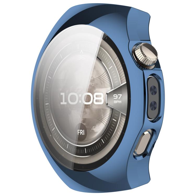 For Huawei Watch 5 42mm Electroplated TPU Full Coverage Watch Protective Case(Blue) by bashfashion
