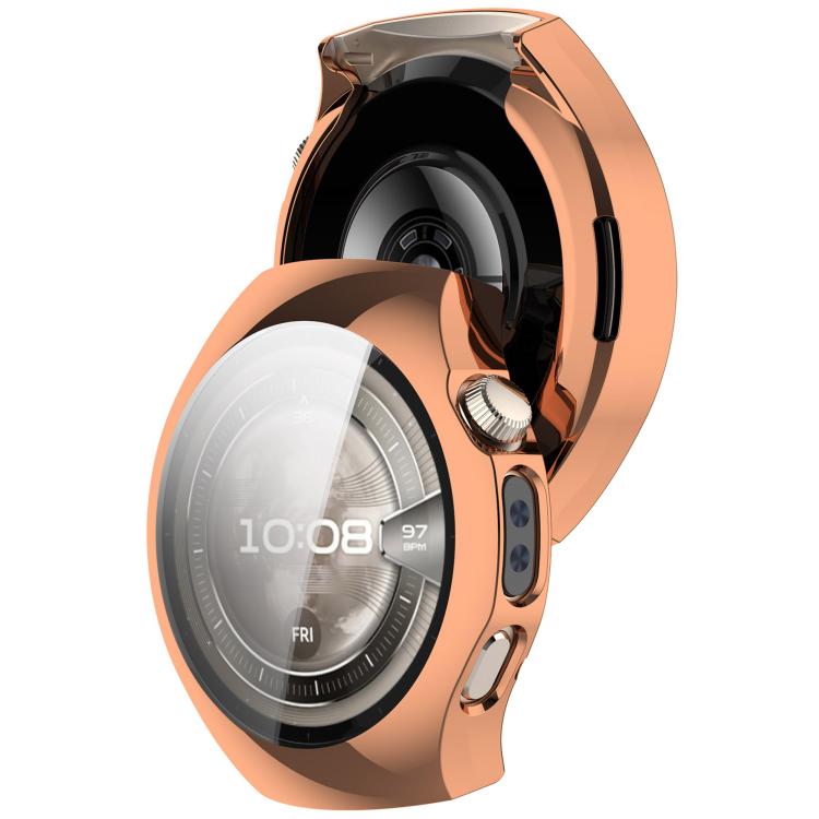For Huawei Watch 5 42mm Electroplated TPU Full Coverage Watch Protective Case(Rose Gold) by bashfashion