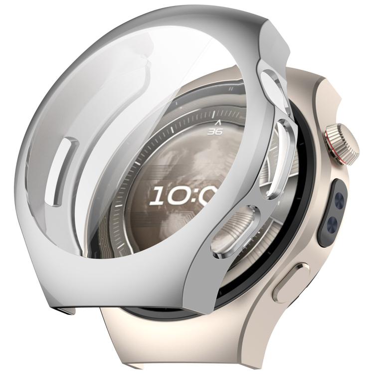 For Huawei Watch 5 42mm Electroplated TPU Full Coverage Watch Protective Case(Silver) by bashfashion