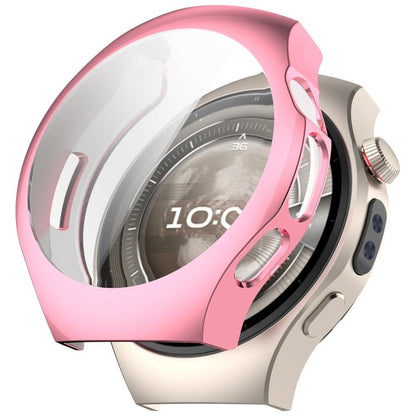 For Huawei Watch 5 46mm Electroplated TPU Full Coverage Watch Protective Case(Pink) by bashfashion