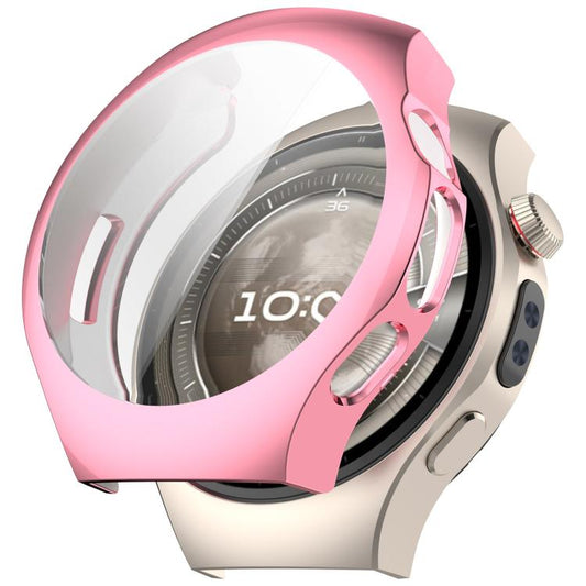For Huawei Watch 5 46mm Electroplated TPU Full Coverage Watch Protective Case(Pink) by bashfashion