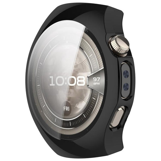 For Huawei Watch 5 46mm Electroplated TPU Full Coverage Watch Protective Case(Black) by bashfashion