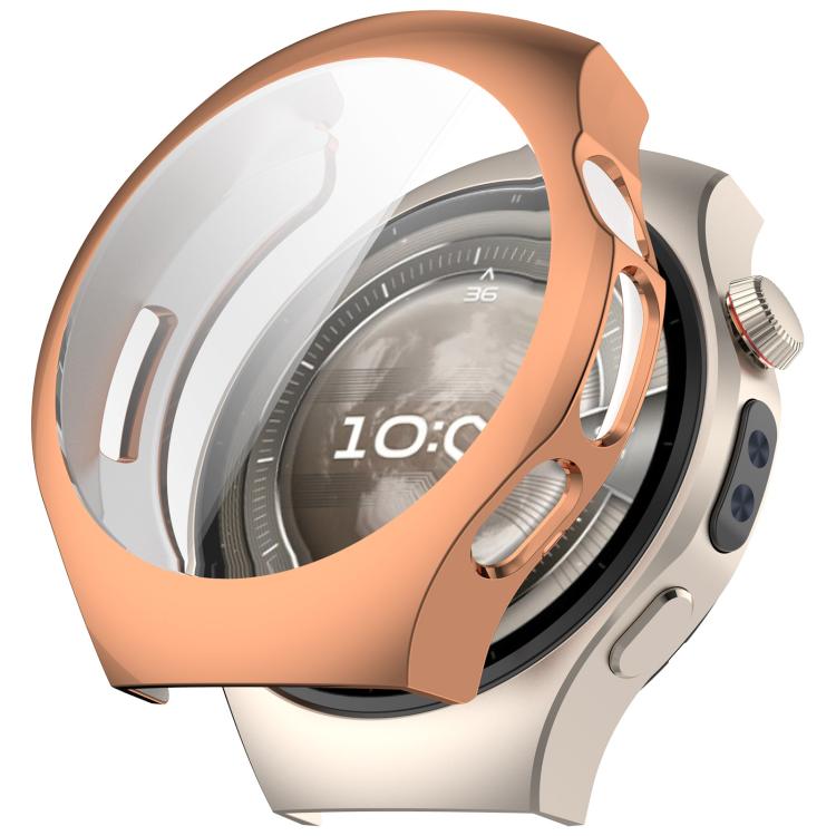 For Huawei Watch 5 46mm Electroplated TPU Full Coverage Watch Protective Case(Rose Gold) by bashfashion