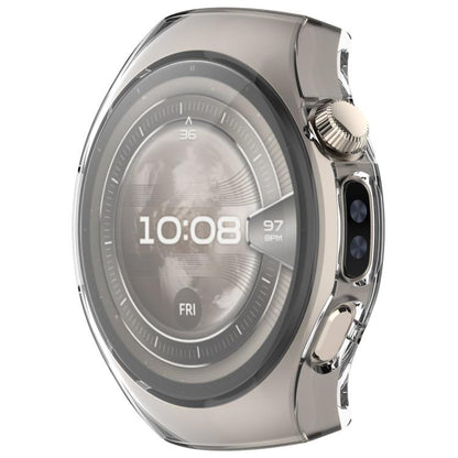 For Huawei Watch 5 46mm Electroplated TPU Full Coverage Watch Protective Case(Transparent) by bashfashion