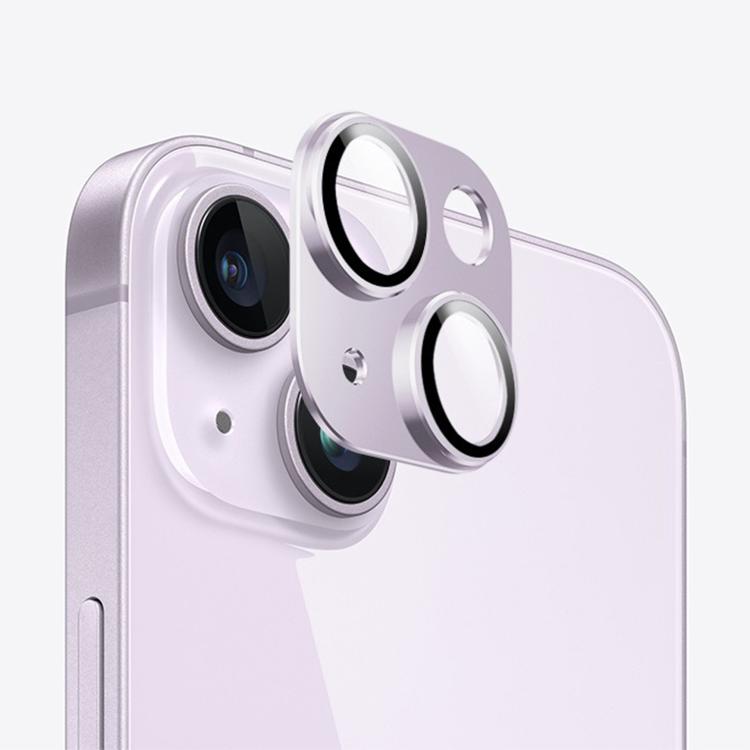 For iPhone 14 Kalebol Armor Full-Coverage Metal Lens Ring Protector Film(Purple) by Kalebol