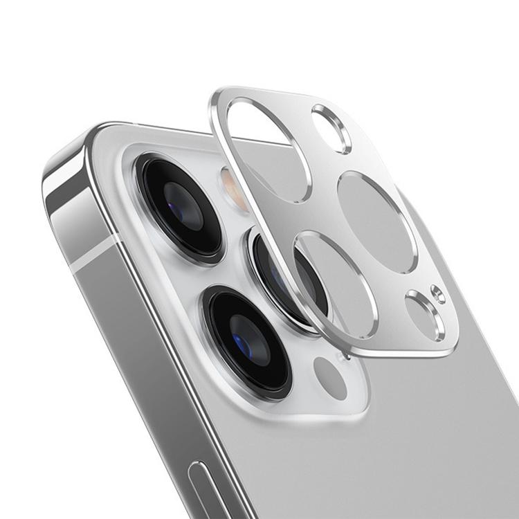 For iPhone 13 Pro Kalebol Metal Hollow Lens Protection Ring(Silver) by Kalebol