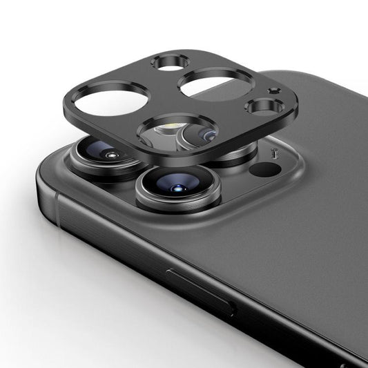 For iPhone 16 Pro Max Kalebol Metal Hollow Lens Protection Ring(Black) by Kalebol