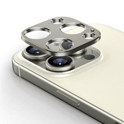 For iPhone 16 Pro Kalebol Metal Hollow Lens Protection Ring(Titanium) by Kalebol