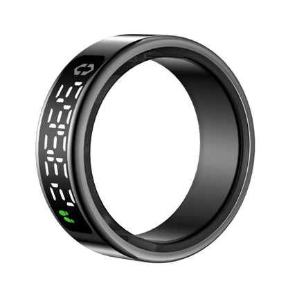 SY01 SIZE 8 Smart Ring, Support Heart Rate / Blood Oxygen / Sleep Monitoring / Multiple Sport Modes(Black) by bashfashion