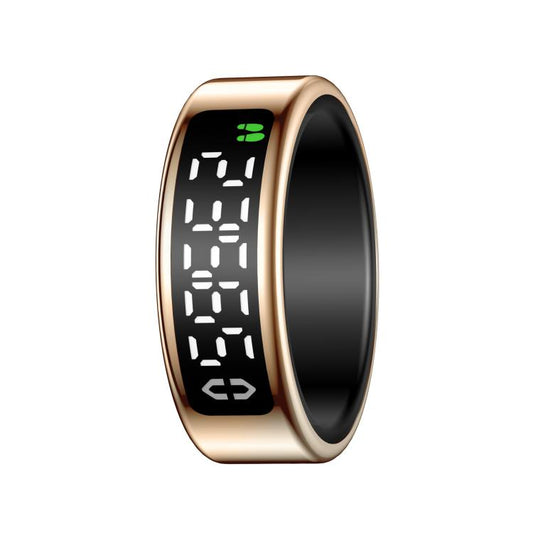 SY01 SIZE 10 Smart Ring, Support Heart Rate / Blood Oxygen / Sleep Monitoring / Multiple Sport Modes(Rose Gold) by bashfashion