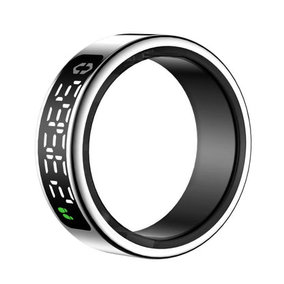 SY01 SIZE 10 Smart Ring, Support Heart Rate / Blood Oxygen / Sleep Monitoring / Multiple Sport Modes(Silver) by bashfashion