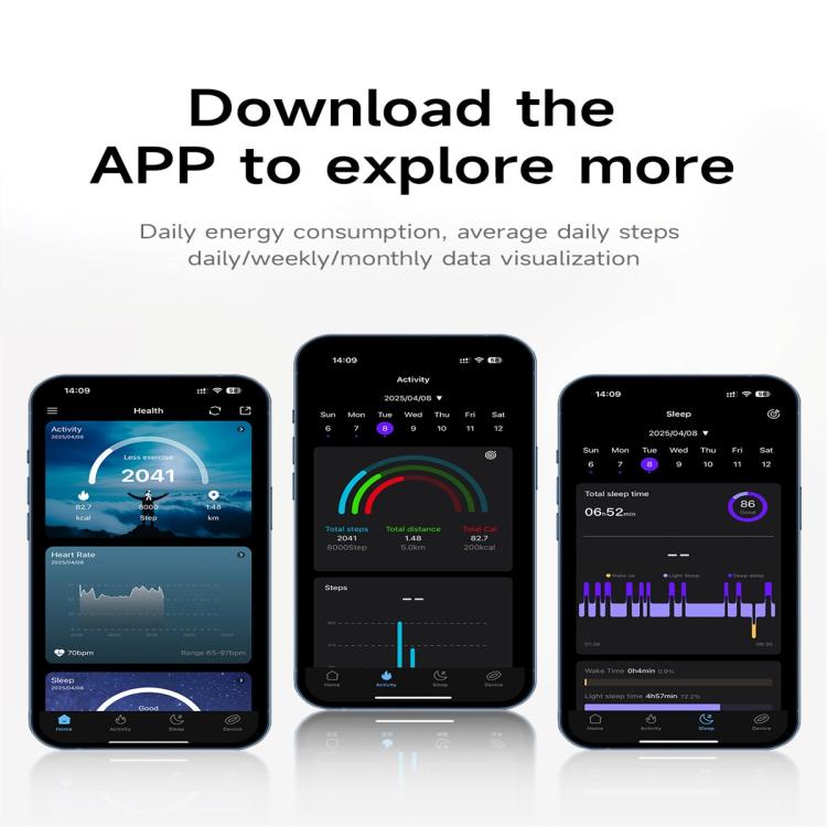 SY01 SIZE 10 Smart Ring, Support Heart Rate / Blood Oxygen / Sleep Monitoring / Multiple Sport Modes(Silver) by bashfashion