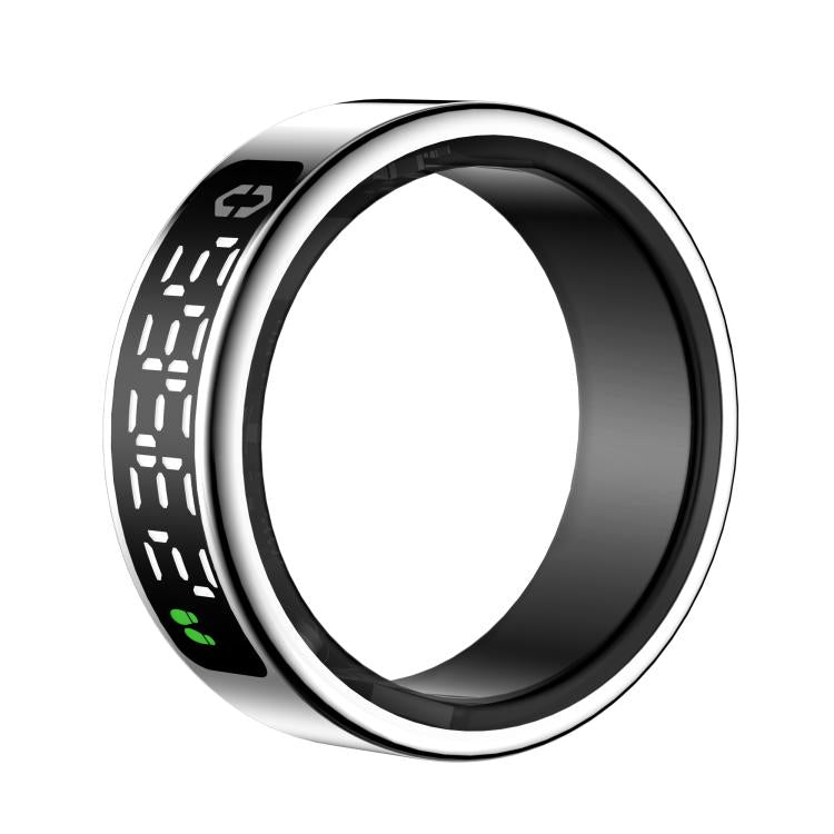 SY01 SIZE 11 Smart Ring, Support Heart Rate / Blood Oxygen / Sleep Monitoring / Multiple Sport Modes(Silver) by bashfashion