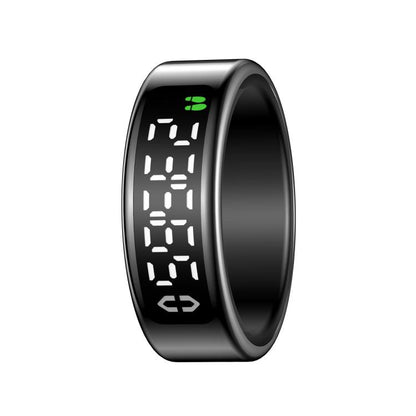 SY01 SIZE 12 Smart Ring, Support Heart Rate / Blood Oxygen / Sleep Monitoring / Multiple Sport Modes(Black) by bashfashion