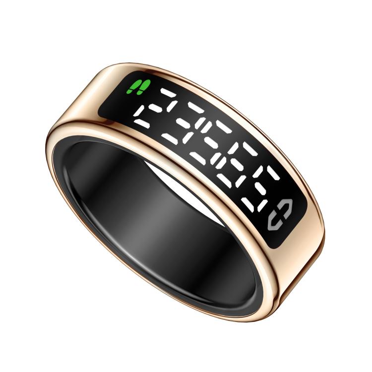 SY01 SIZE 12 Smart Ring, Support Heart Rate / Blood Oxygen / Sleep Monitoring / Multiple Sport Modes(Rose Gold) by bashfashion