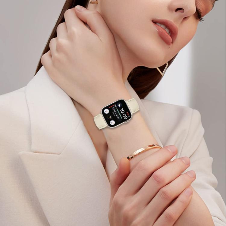 For Apple Watch 46mm / 49mm / 45mm / 44mm Lychee Texture Starlight Turtle Back Buckle Leather Watch Band(Pink) by bashfashion