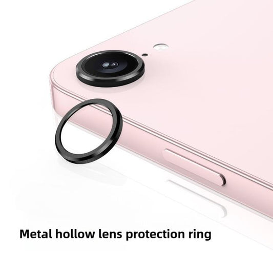 For iPhone 16e Kalebol Metal Hollow Lens Protection Ring by Kalebol