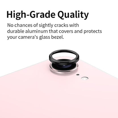 For iPhone 16e Kalebol Metal Hollow Lens Protection Ring by Kalebol