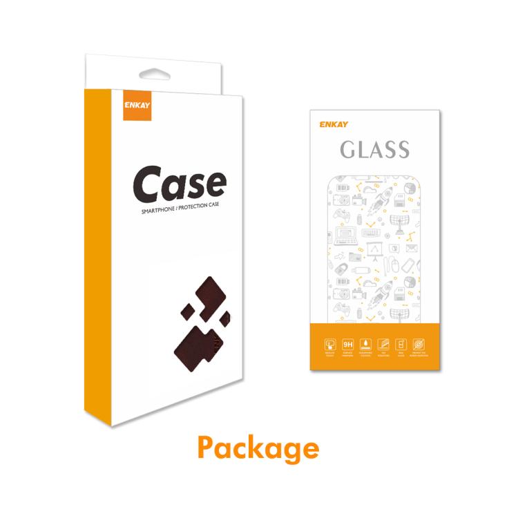 For iPhone Air ENKAY Card Wallet Calf Texture Leather Phone Case with Thickened Glue No White Edge Film(Black) by ENKAY