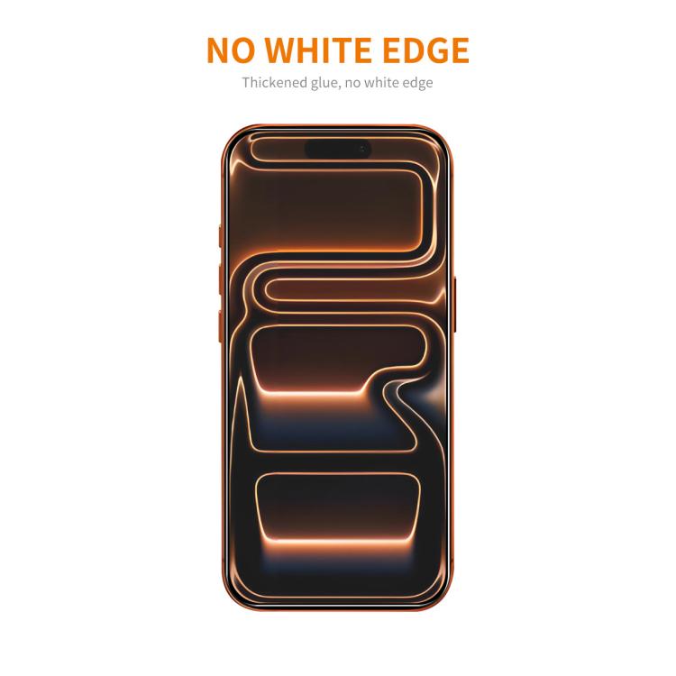 For iPhone 17 Pro Max ENKAY Thickened Glue No White Edge 9H Big Arc Edge High Aluminum-silicon Tempered Glass Film by ENKAY