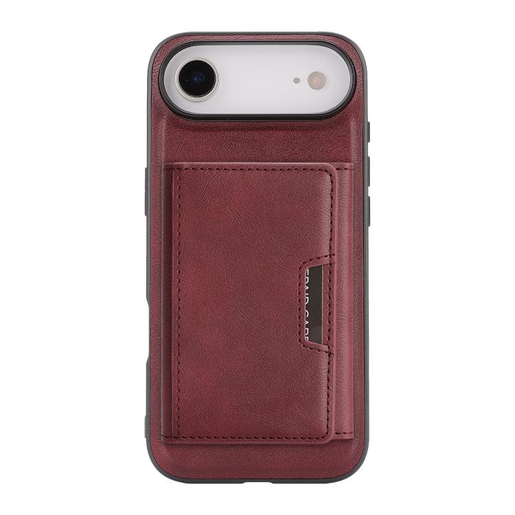 For iPhone Air Kalebol Strong Magnetic MagSafe Tri-Fold Wallet Leather Phone Case(Red) by Kalebol