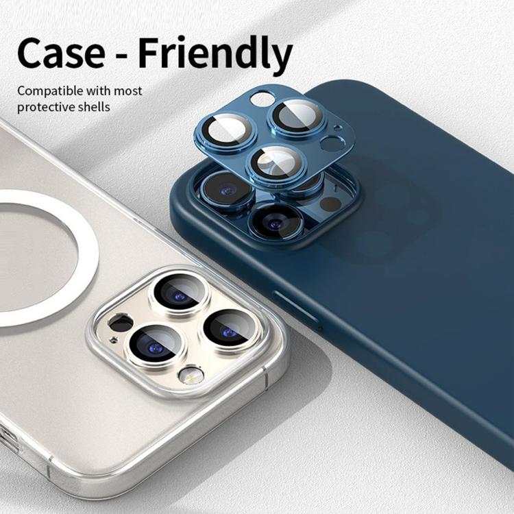 For iPhone 16 Pro Kalebol Precise Alignment Stepped Eagle Eye Metal Lens Film(Desert) by Kalebol